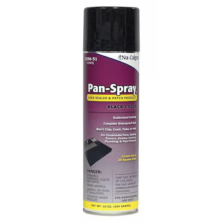 Nu-Calgon 4296-51 Leak Sealer, 16 Oz, Solvent Base, Black