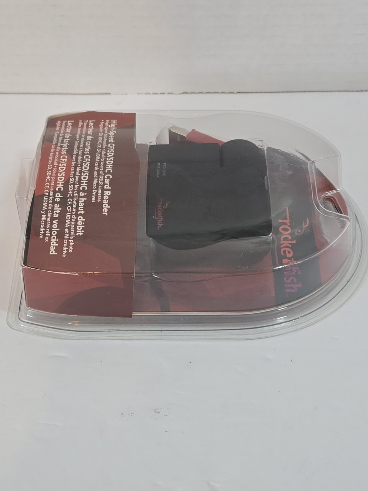 Rocketfish CF SD SDHC Card Reader RF-CRSWIVEL New