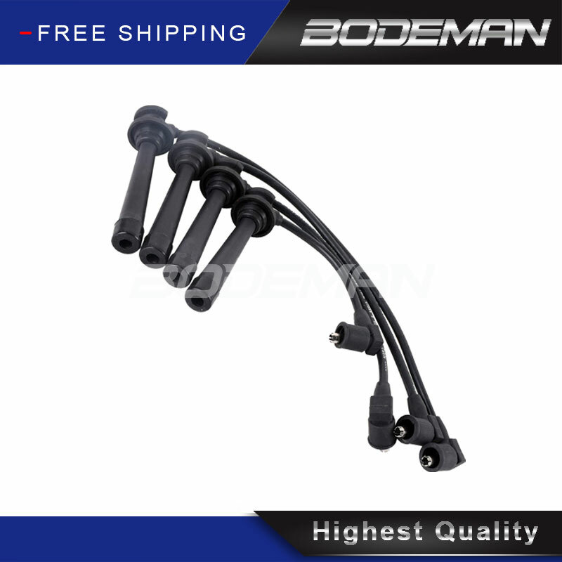 Ignition Spark Plug Wires Set 7mm for 2001-2007 2008 2009 2010 2011 Kia Rio Rio5