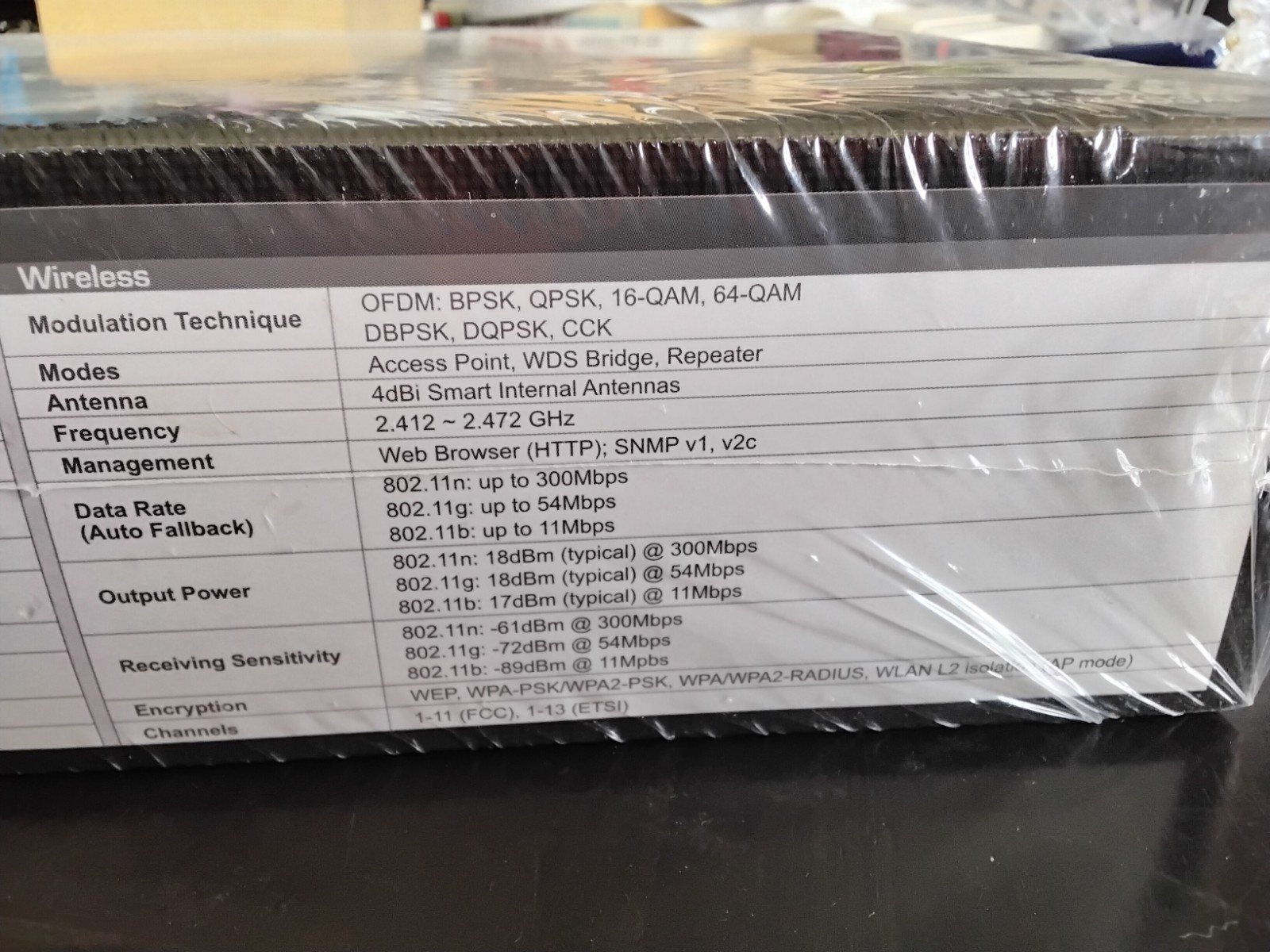 Trendnet 300Mbps Wireless N Poe Access Point New TEW-653AP