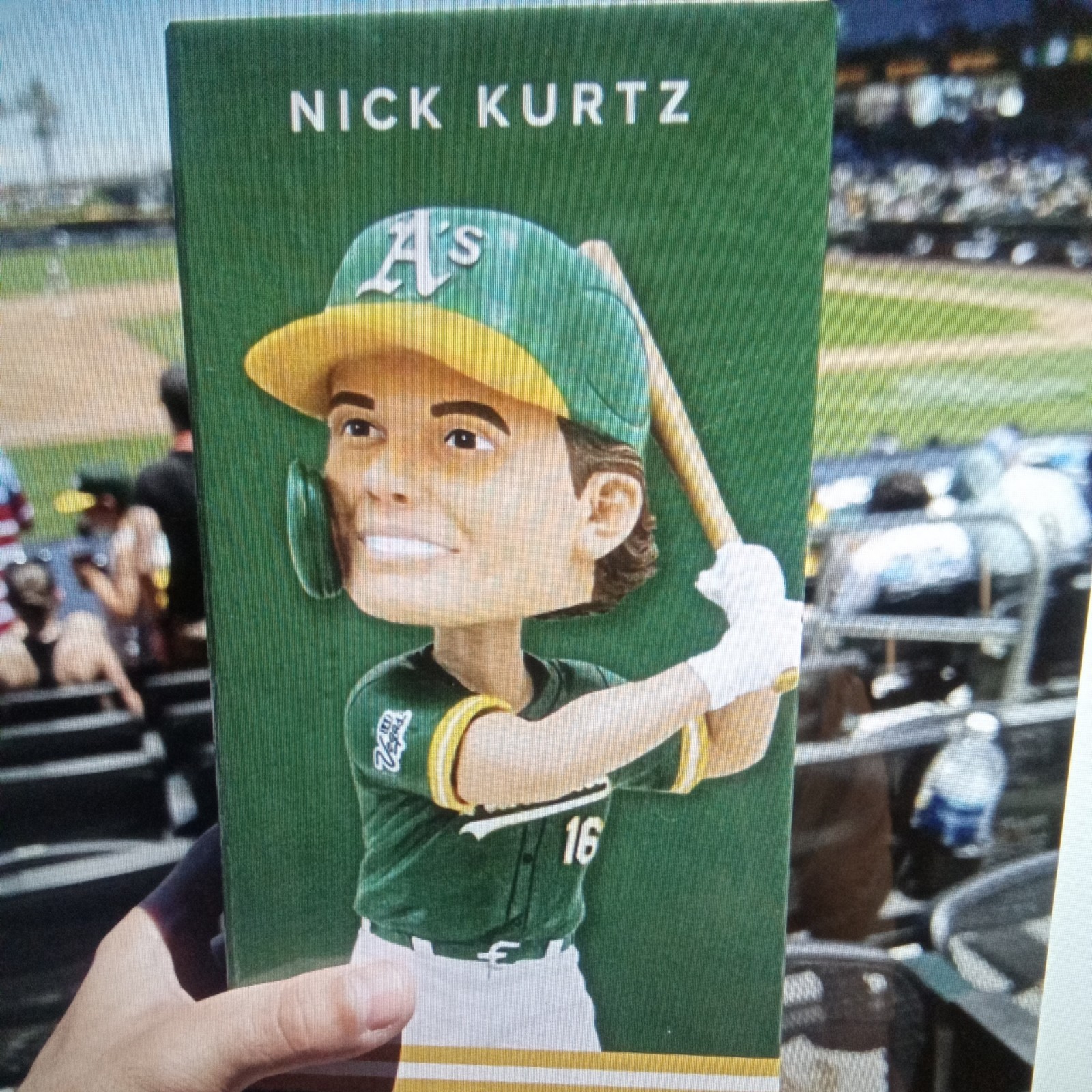 NICK KURTZ 2026 Bobblehead Giveaway- June 14, 2026- Las Vegas Athletics- New