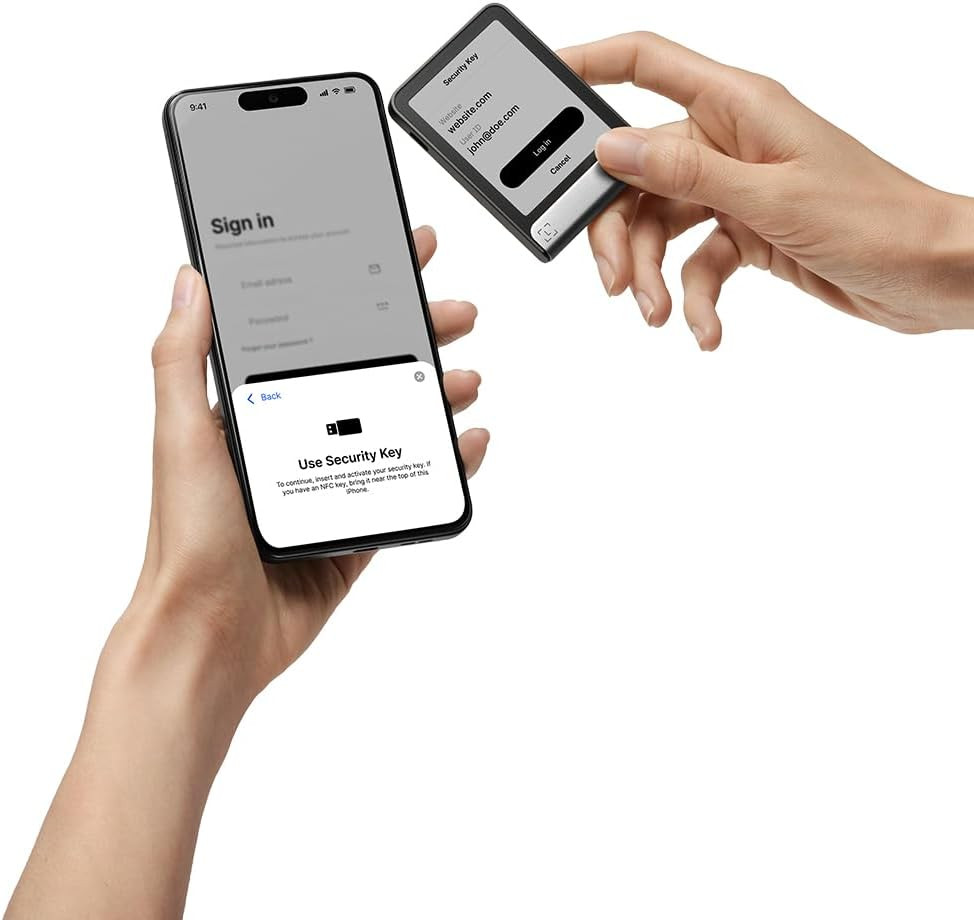 Hardware Crypto Wallet NFC Bluetooth Touchscreen Secure Asset Storage