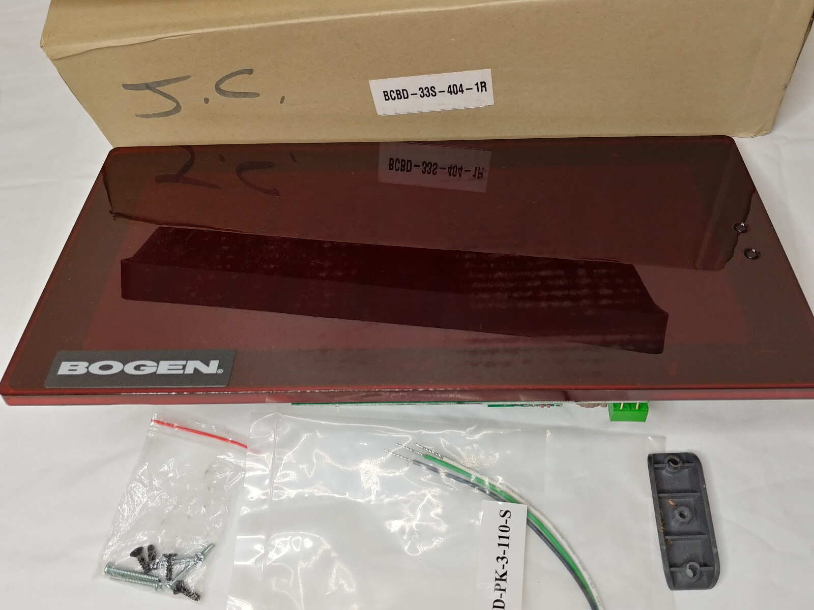 Bogen BCBD-33S-404-1R Clock *Read Description*