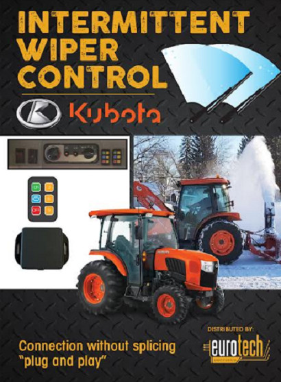 KUBOTA SERIES L LX MX B M4  INTERMITTENT WIPER MODULE