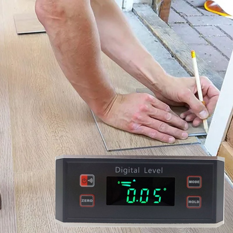 Electronic Digital Protractor Inclinometer Goniometer Level Box Measuring Tool