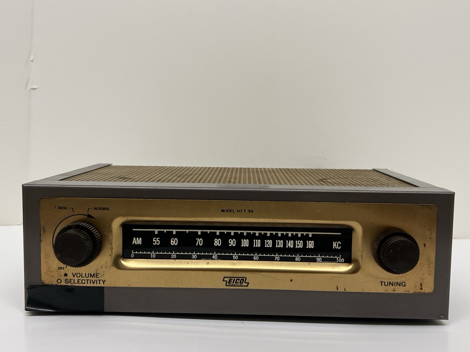 1959 Vintage EICO HFT-94 Tube Tuner - Untested