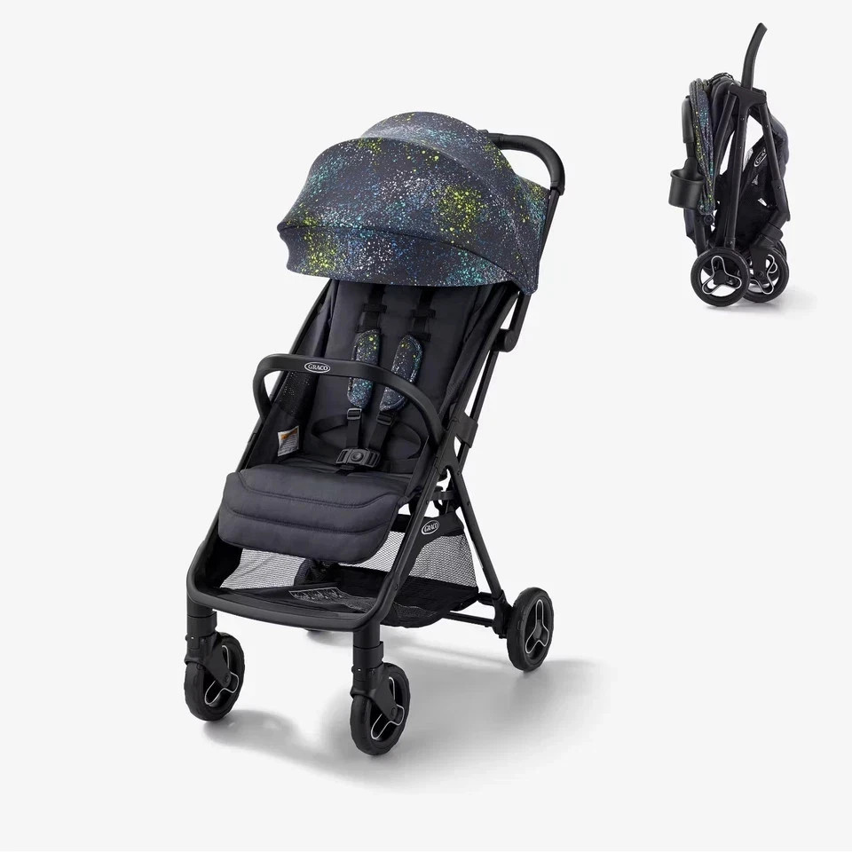 Graco Ready2Jet Compact Stroller Auto Fold Lightweight Travel Airplane