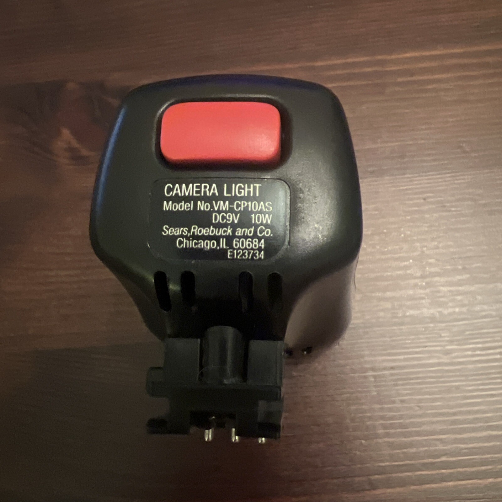 Genuine SEARS Camcorder VM-CP10AS Camera Light E123734