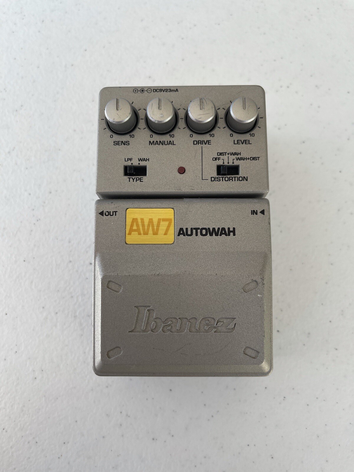 Ibanez AW7 Tone-Lok Auto Wah Envelope Filter Distortion Guitar Effect Pedal