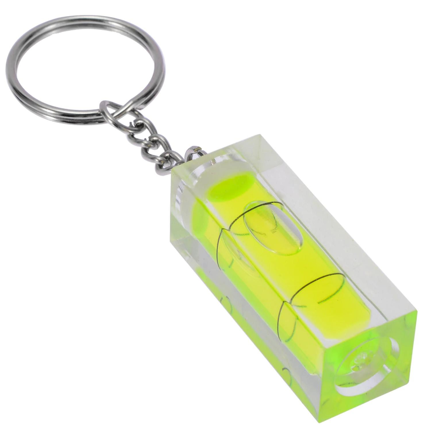 Mini Keychain Spirit Level Keyring Bubble