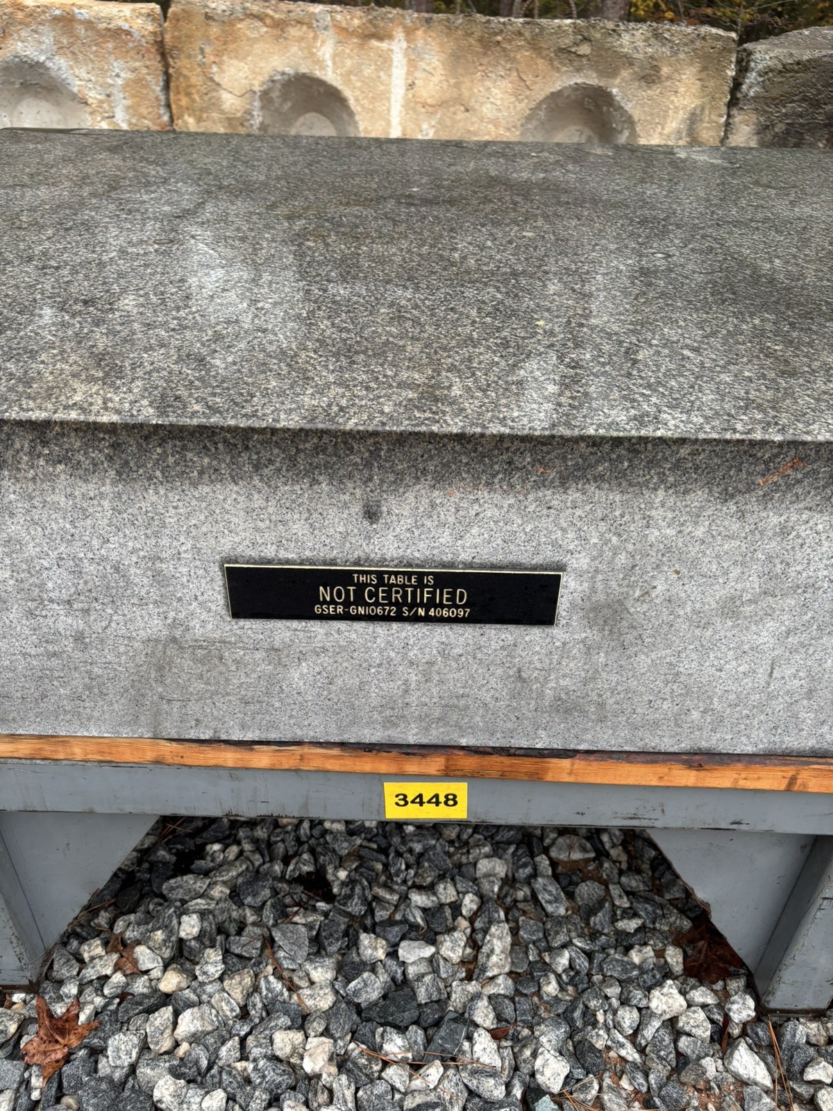 Granite Inspection Table