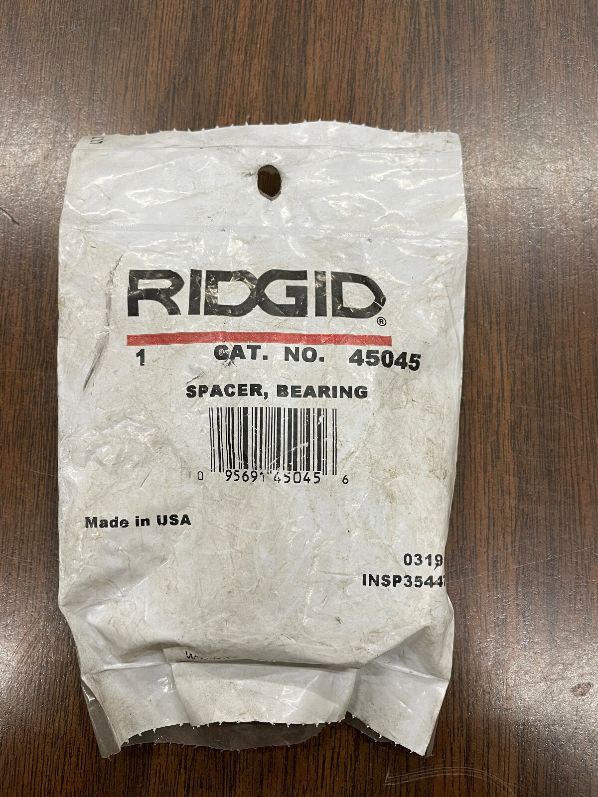RIDGID 45045 SPACER, BEARING