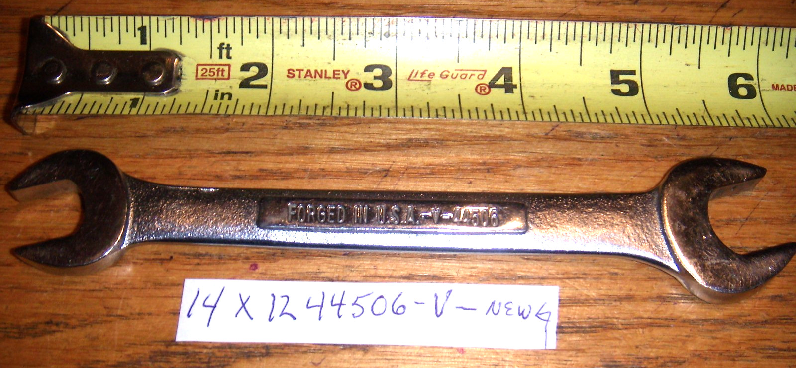 VTG. CRAFTSMAN OPEN END  14 X 12  MM # 44506 -VV- USA FREE SHIPPING NEW