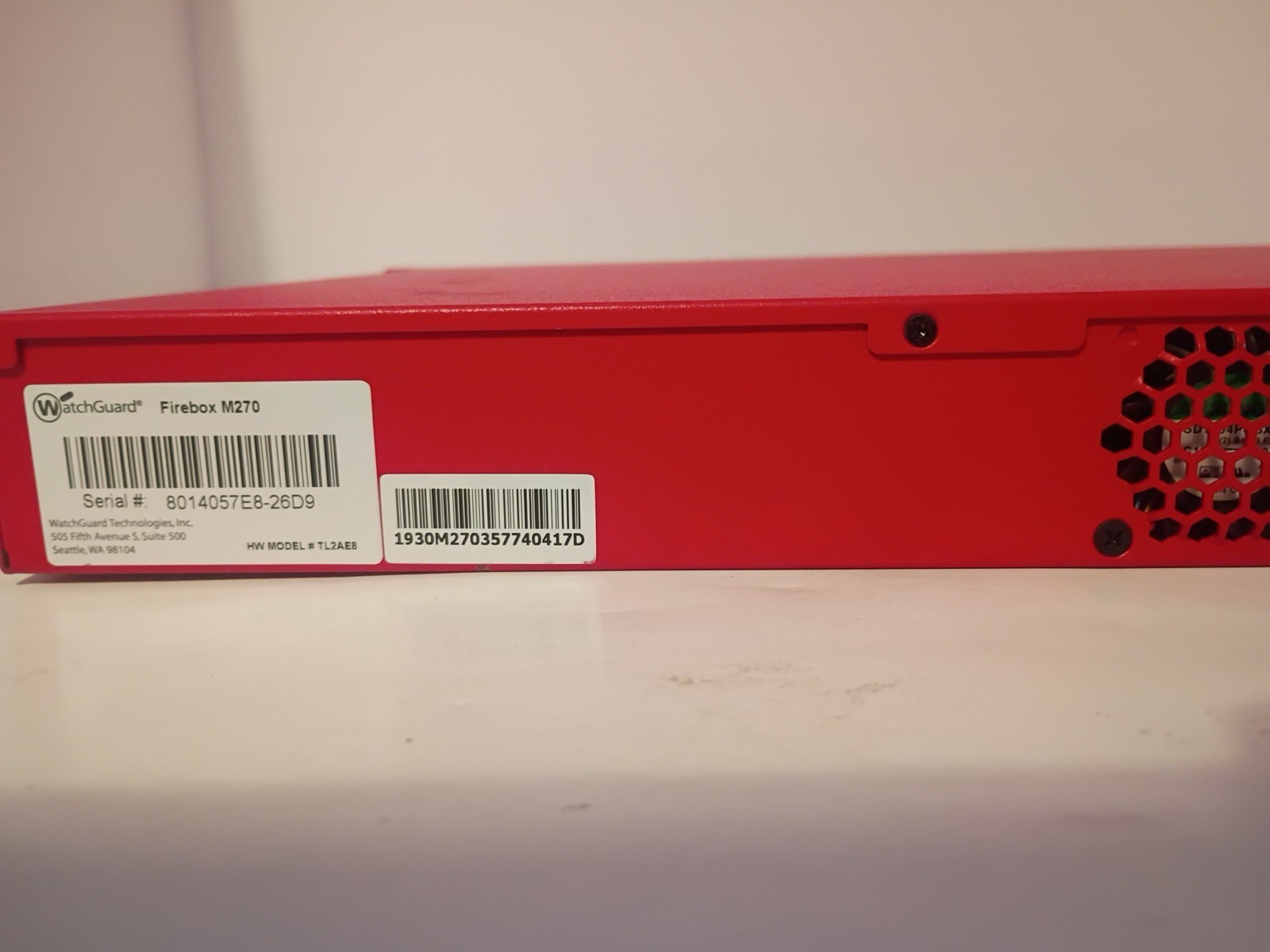WatchGuard Firebox M270 Security Appliance TL2AE8