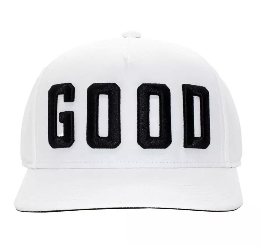 NEW Good Good Golf Team GOOD White Varsity Trucker Hat