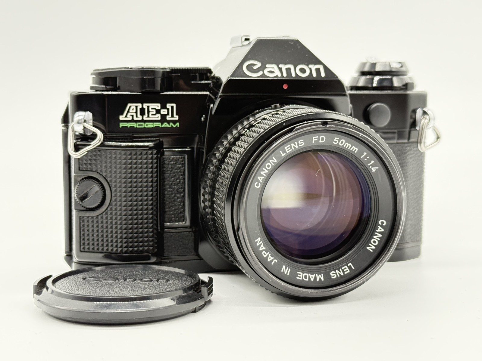 [Near Mint] Canon AE-1 Program Lens FD 50mm F:1.4 SLR 35mm Film Camera A168