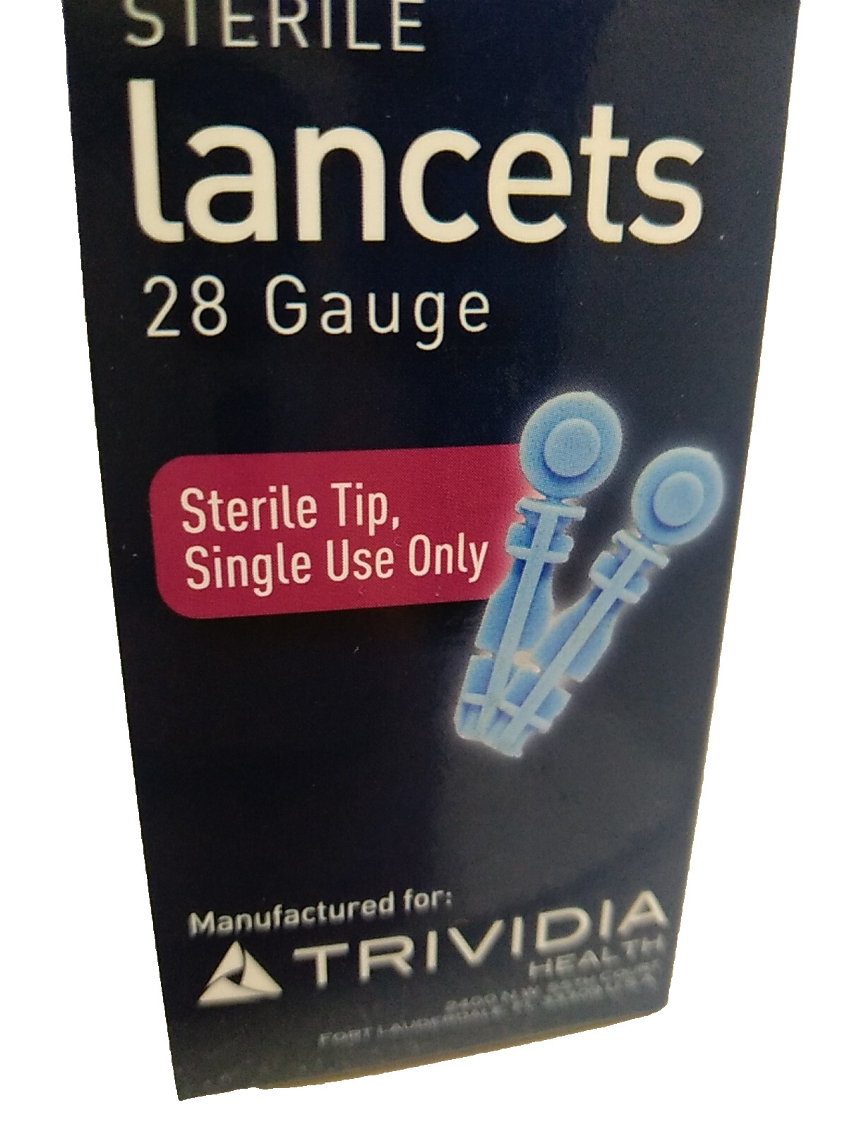 TRUEplus ~100 Count Sterile Single Use Lancets ~28 Gauge ~Exp. 2/27