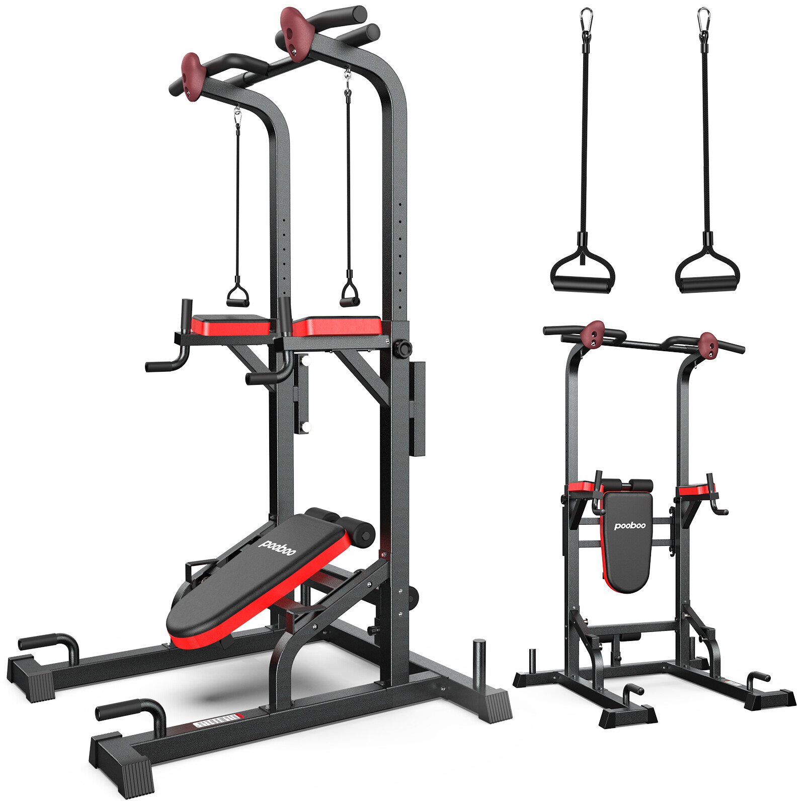 Power Tower Pull up Bar for Home Gym Multi-Function Pull up Bar Stand Dip Bar