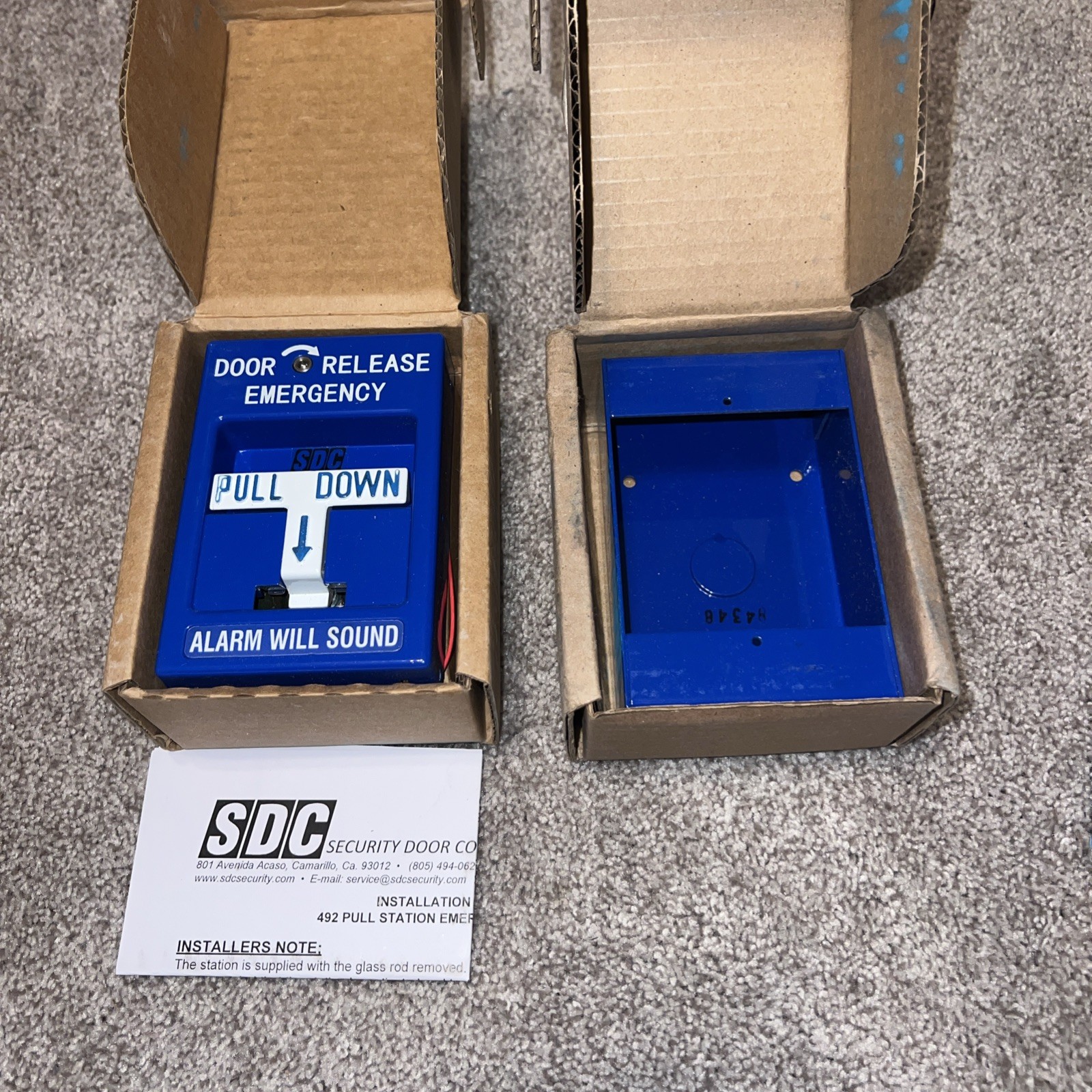 SDC 492 EMERGENCY DOOR RELEASE
