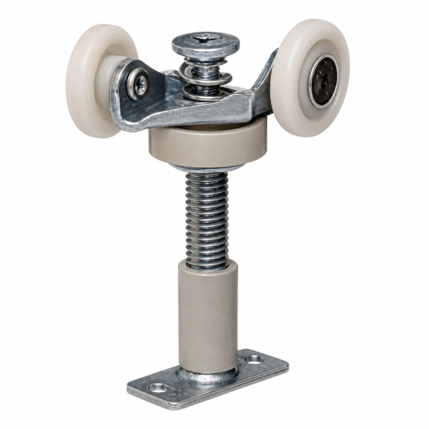 Door Roller Door Hardware Two Wheel hanger With Flat Nylon Wheel Accordion Door