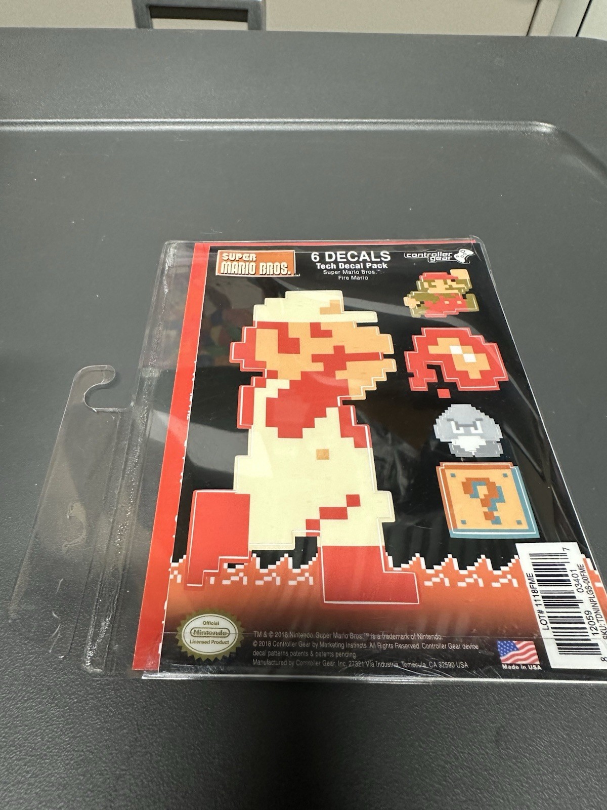 Controller Gear Super Mario Bros Decal Tech Pack - Target Exclusive - New