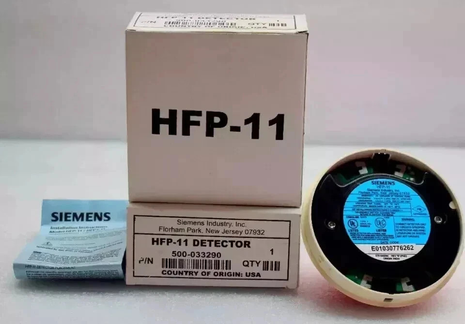 New HFP-11 SIEMENS FIRE ALARM SMOKE HEAT DETECTOR