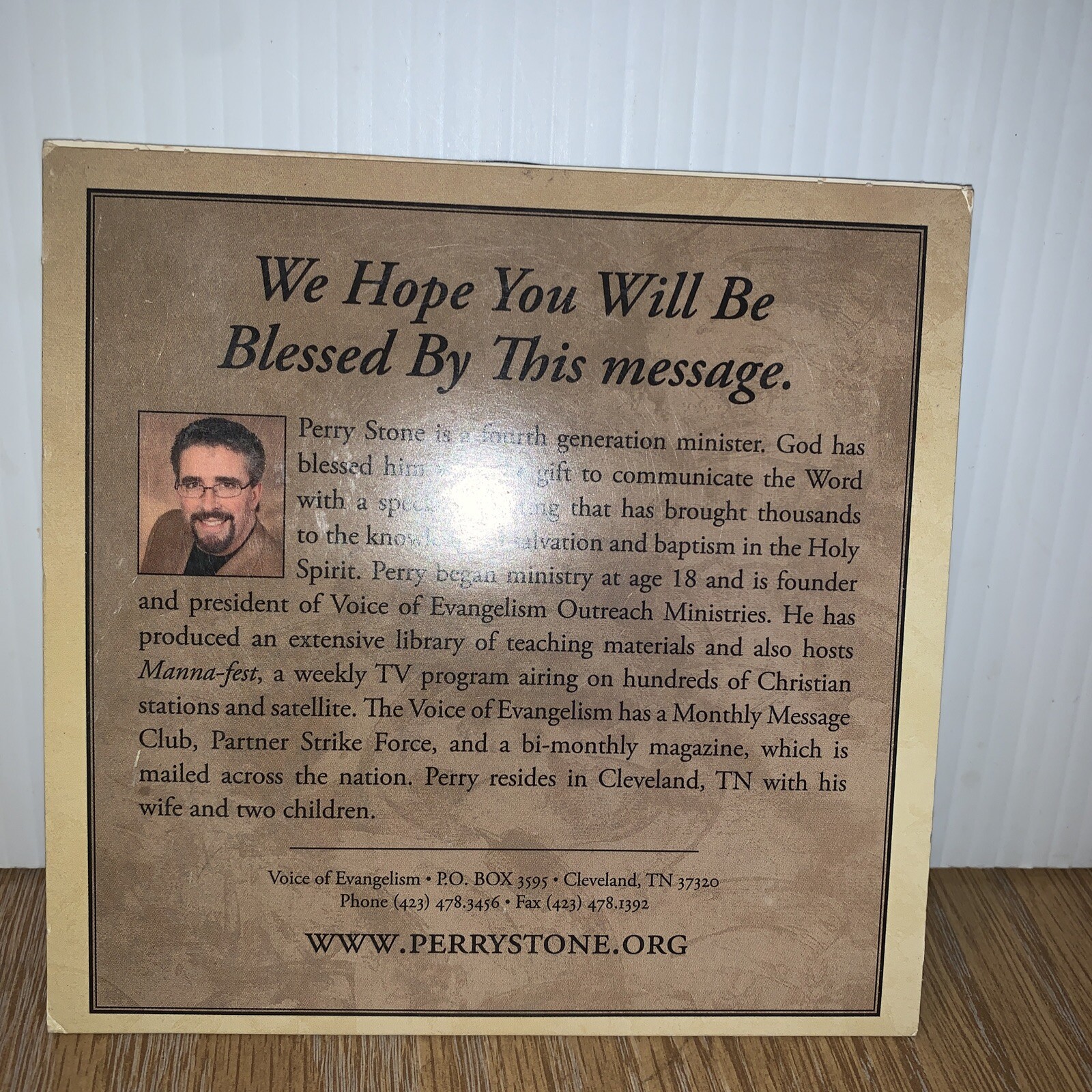 Perry Stone the Jerusalem prophecy is preparing for the messiah 2010 CD