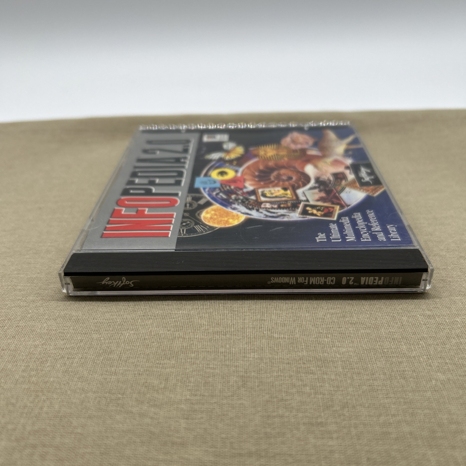 InfoPedia 2.0 (PC CD-ROM 1995 Windows 95) Educational Software Encyclopedia Ref+