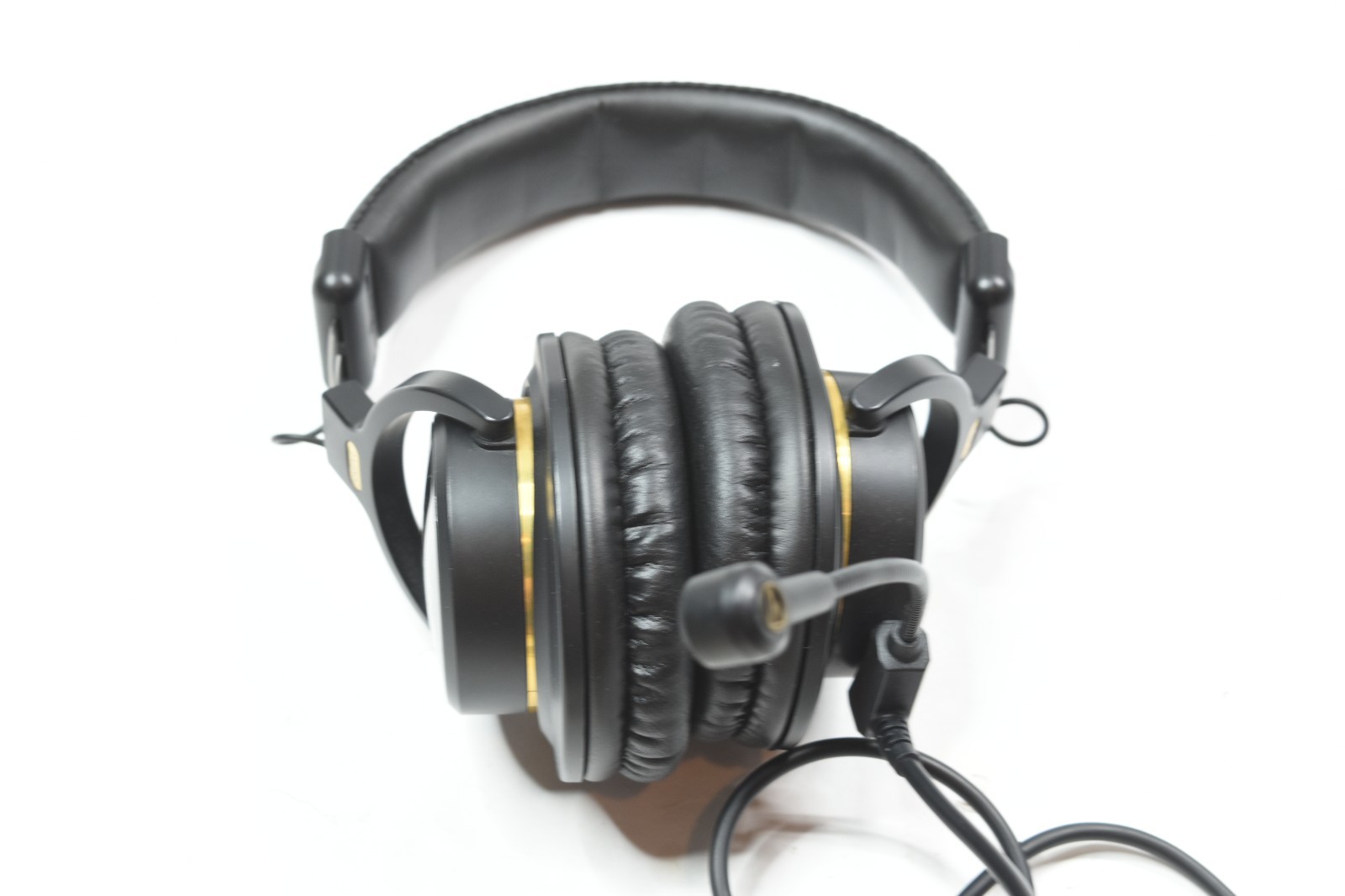 Audio-Technica ATH-PG1 Premium Gaming Headset Black Gold Tested Working