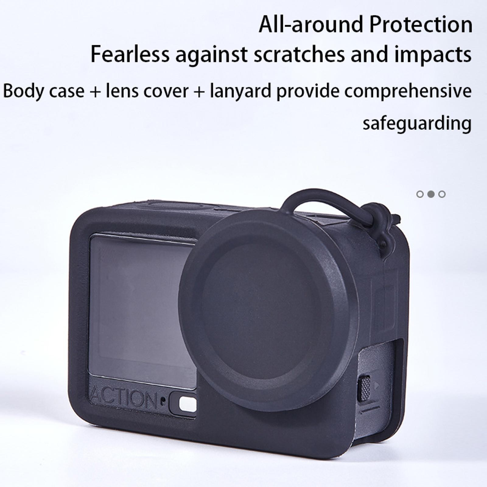 New Silicone Protective Cover Case for dji osmo action6 Camera Silicone Case