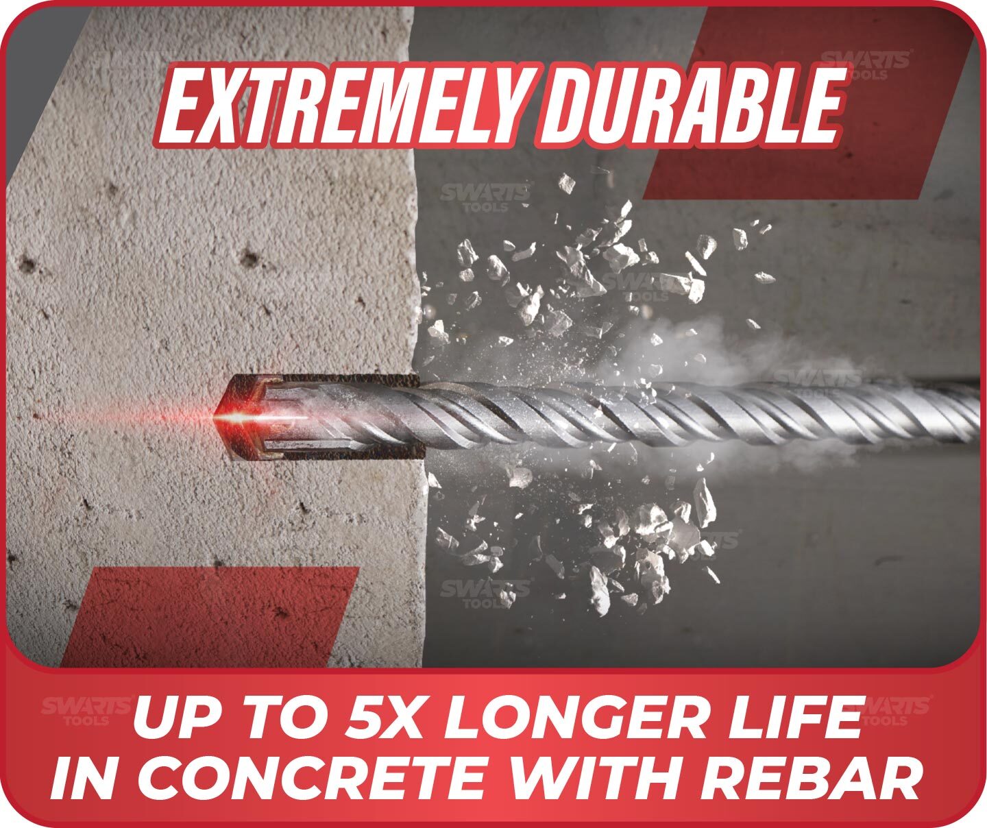 SDS Plus Rotary Hammer Self Centering Carbide Masonry Drill Bits - Set, Singles