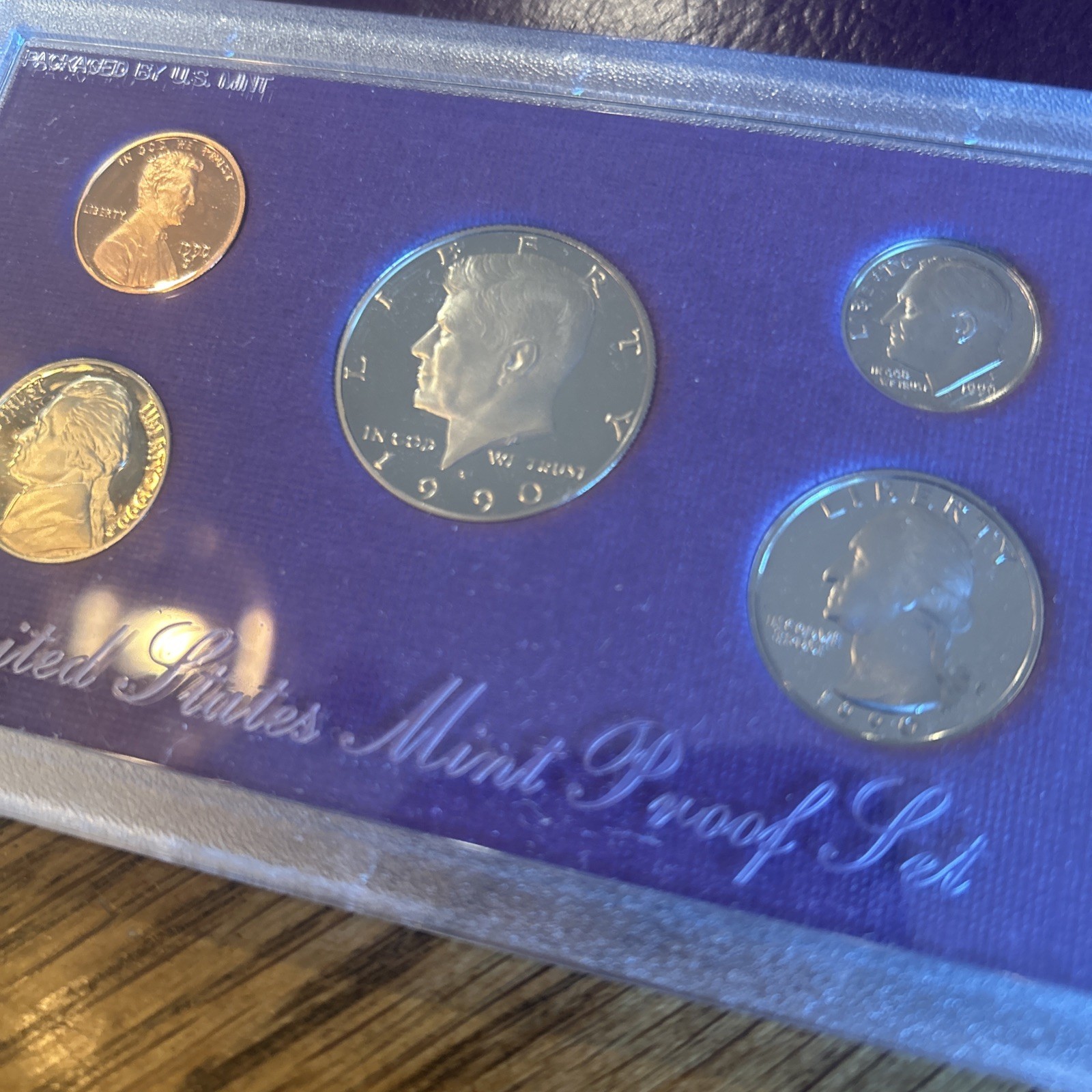 1990 Clad Proof Set U.S. Mint Original Government Packaging OGP