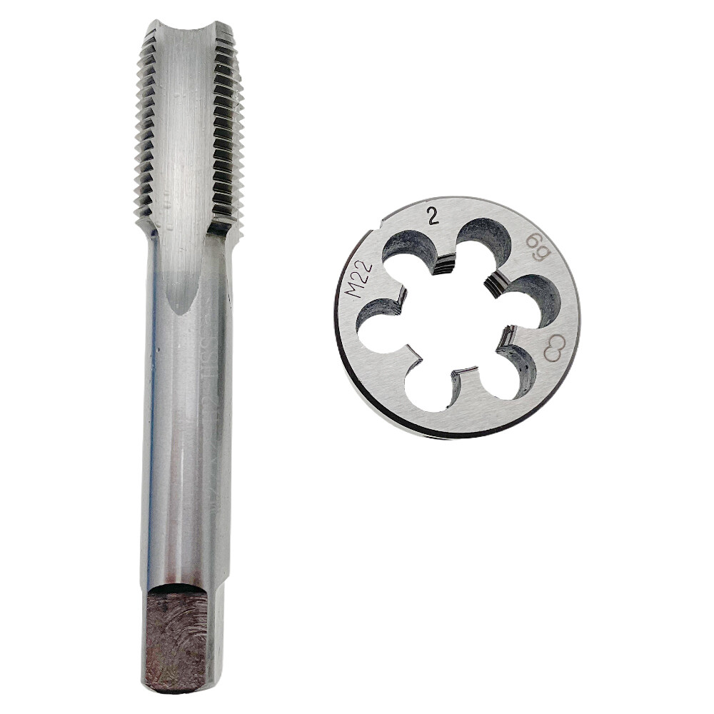 M22 x 2 Tap & Die RH Metric Thread Tap Tool Right Hand HSS