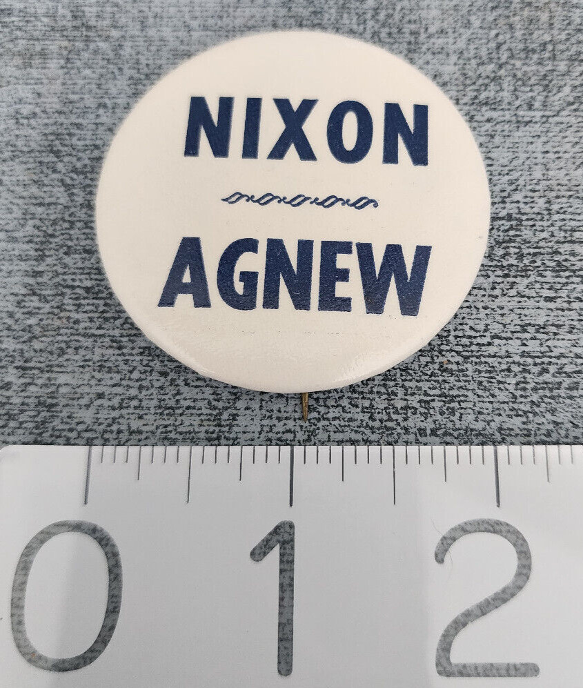 Nixon and Agnew 1972 Presidential Election  Pin Pinback Button 2 Inch