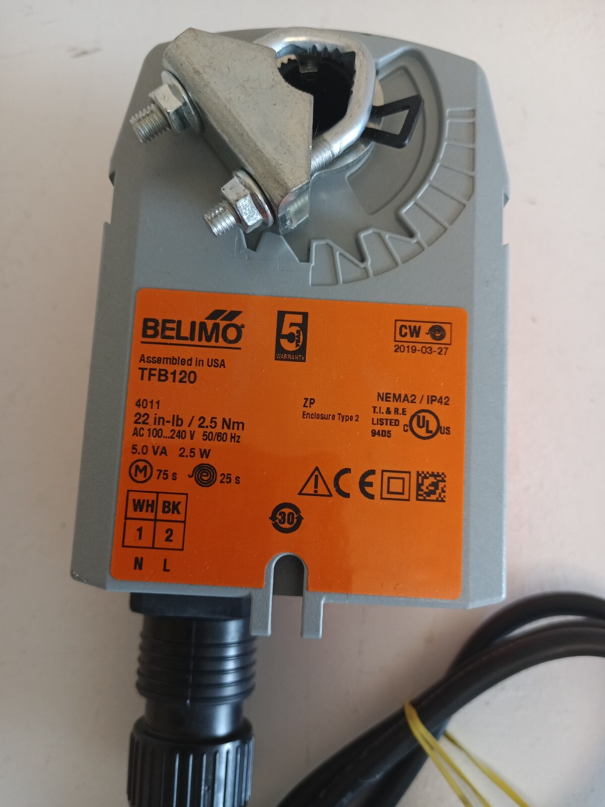 Belimo TFB120 actuator