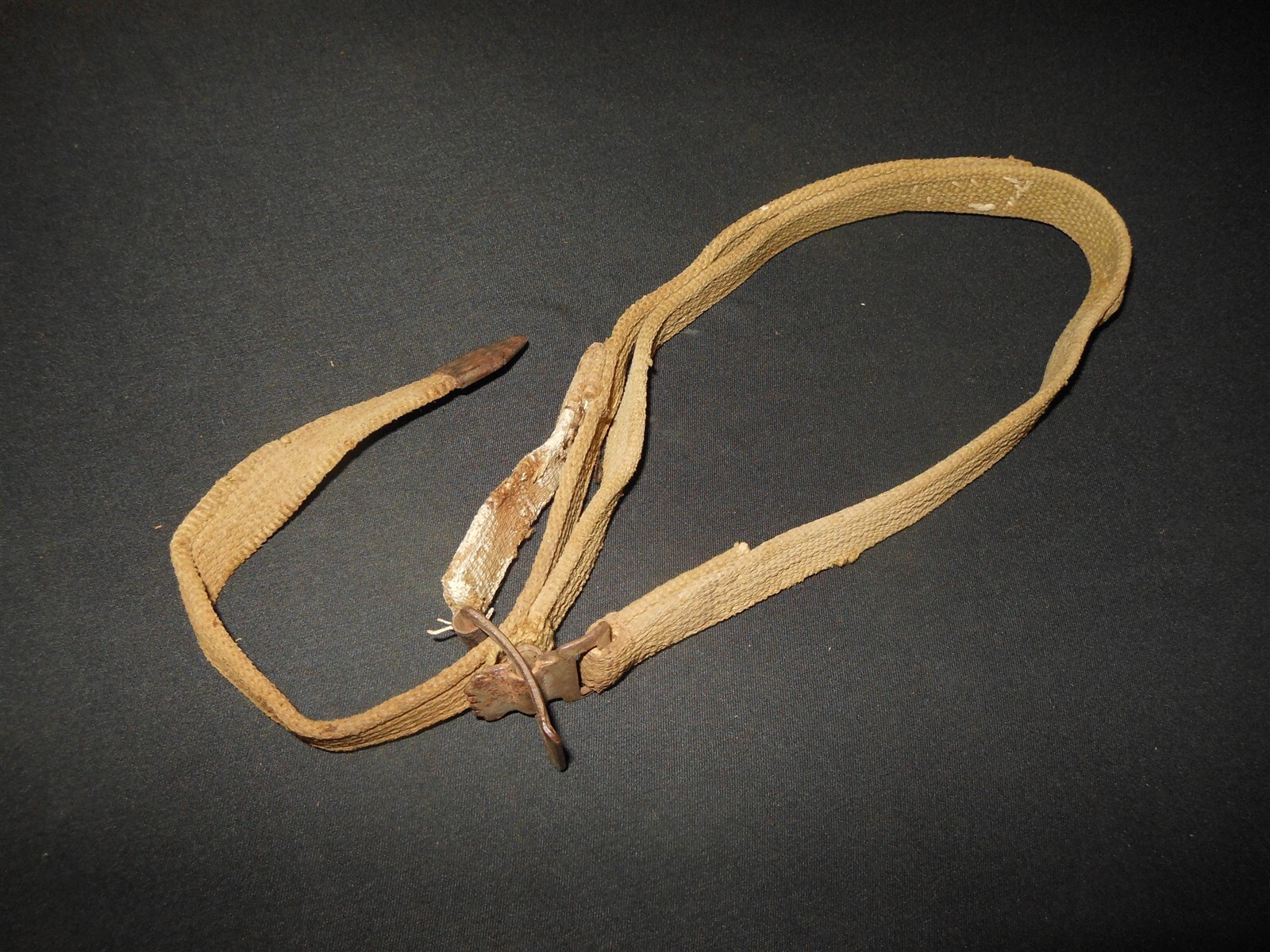 WW2 German Wehrmacht - M31 TROPICAL CANTEEN STRAP - AFRIKA KORPS - FOR REPAIR