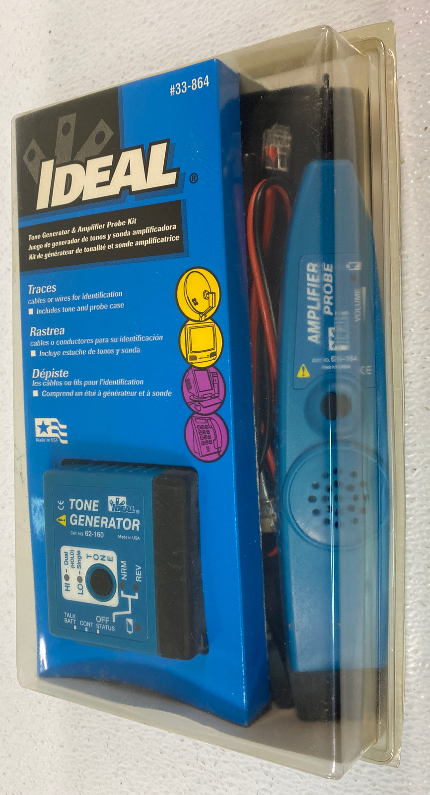 IDEAL 33-864 Tone Generator and Probe Kit