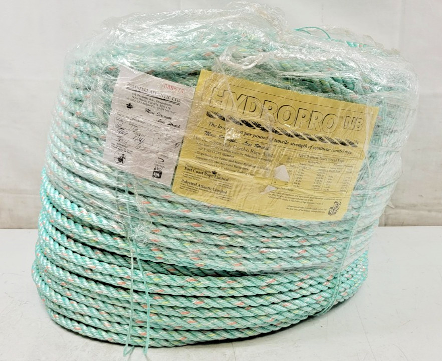 (1200FT, 67LBS) HYDROPRO NB 1/2" MEDIUM LAY SYNTHETIC FISHING ROPE