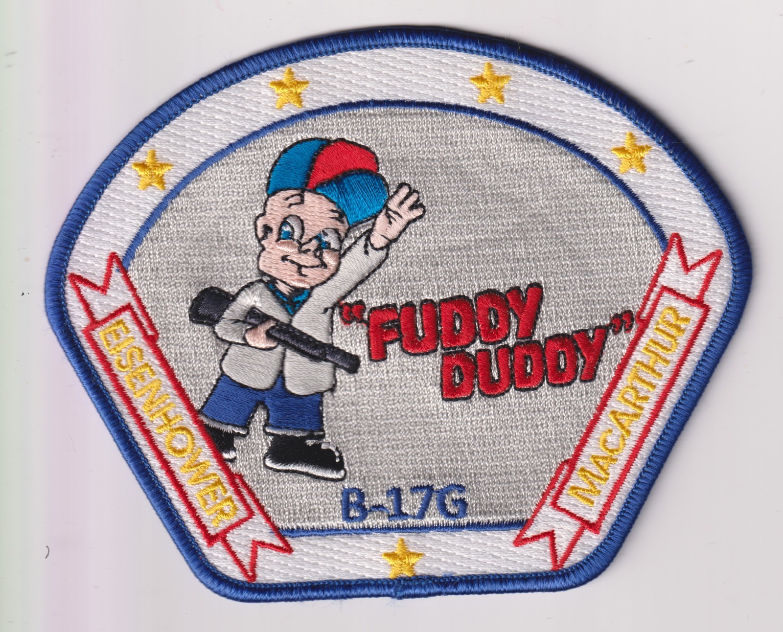 Fuddy Duddy B-17G Flying Fortress patch restoration crew 2000s