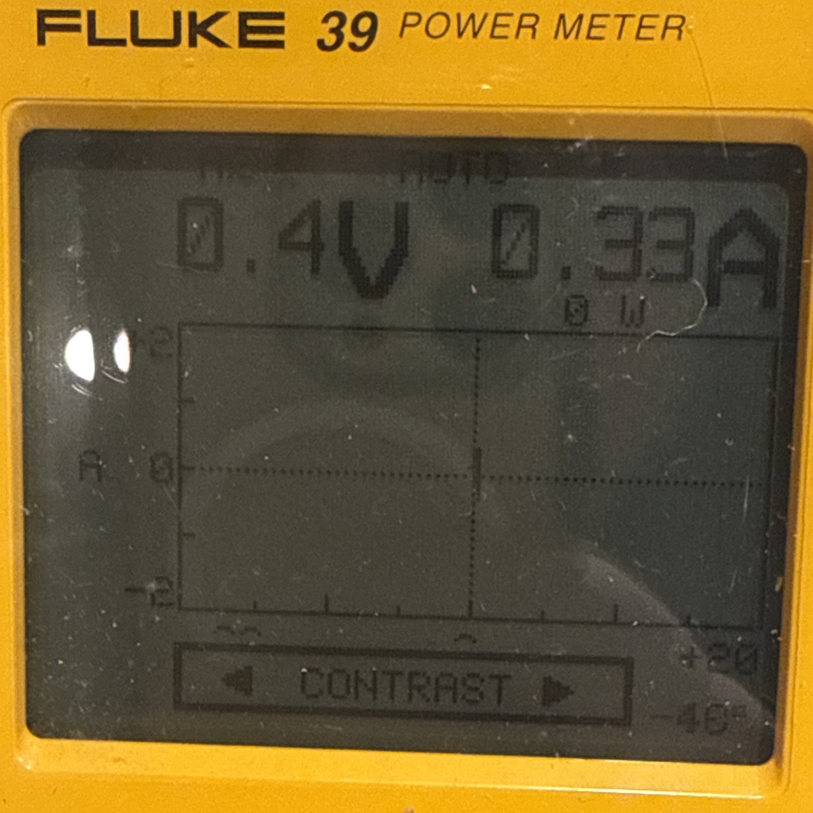 Fluke 39 Power Meter Harmonics Analyzer Powers On Untested No Leads Clamps