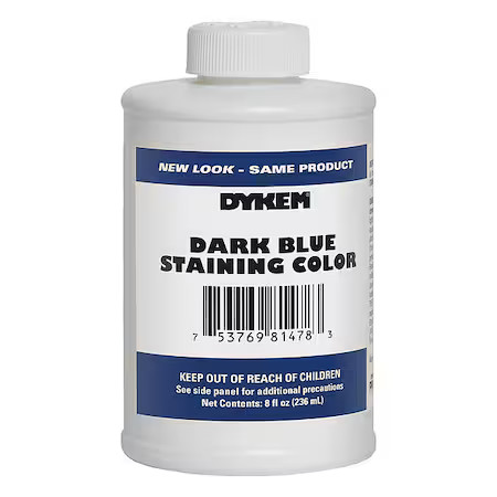 Dykem 81478 Opaque Staining Color, 8 Oz, Dark Blue