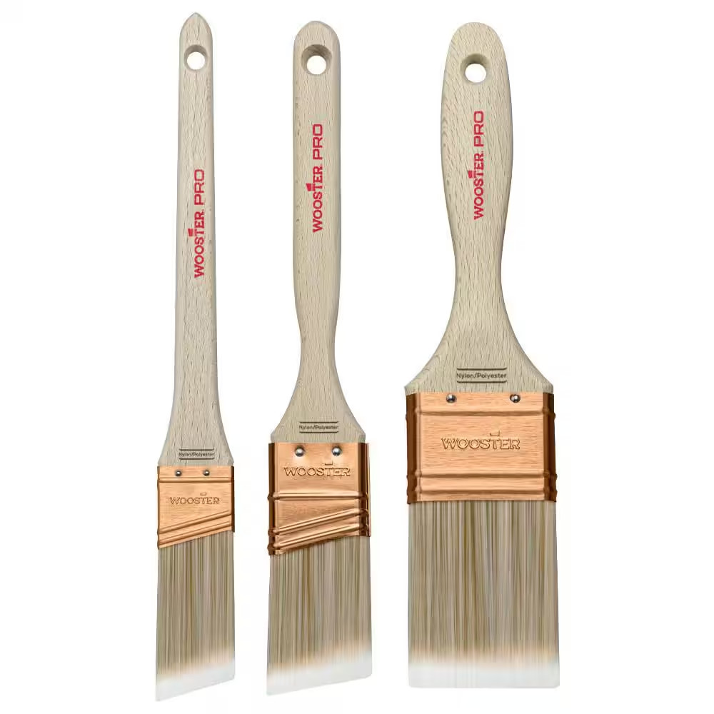 1 In. Pro Thin Angle Sash, 1-1/2 In. Angle Sash, 2 In. Multisize Brush Pack (3-P