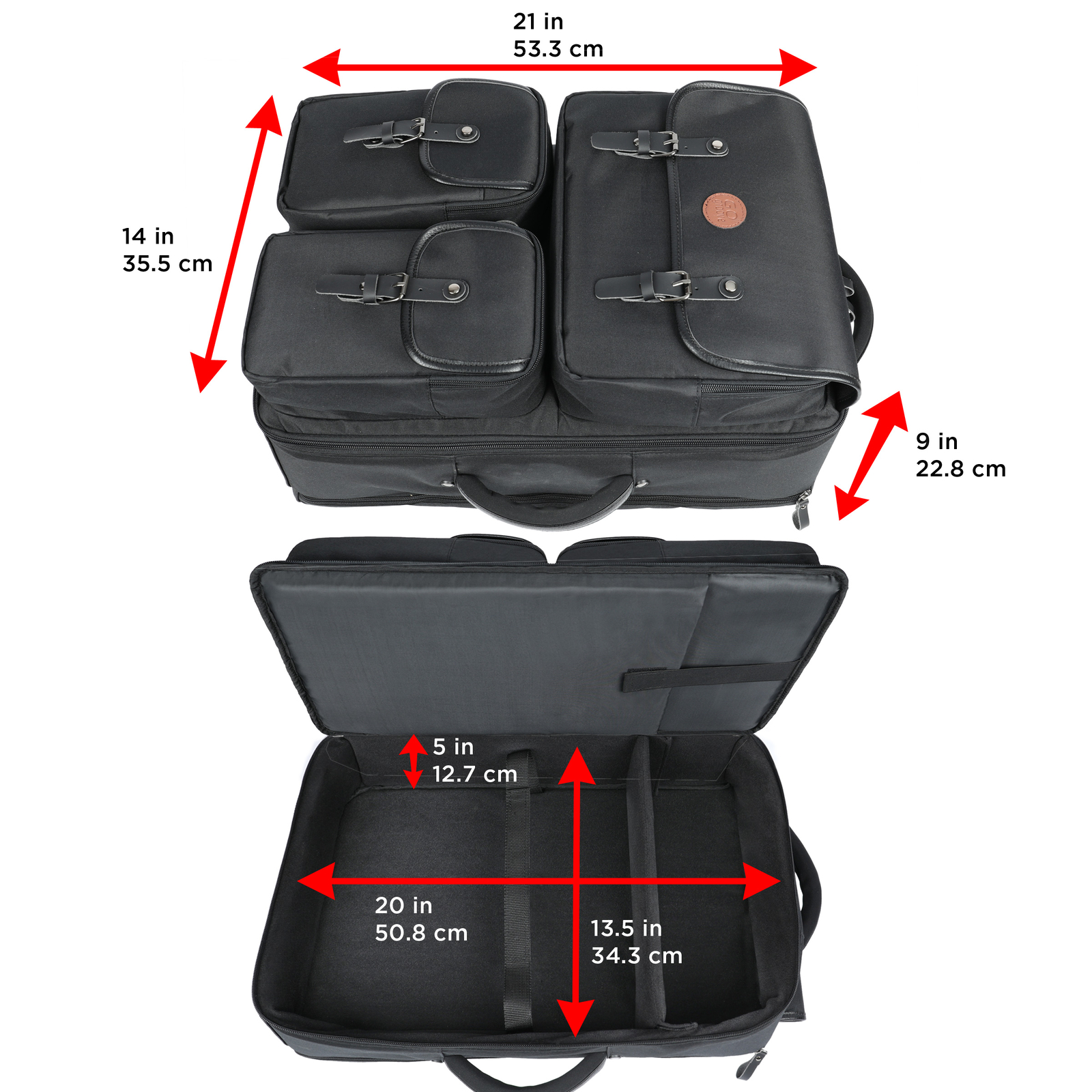 GOgroove Audio Mixer Backpack- Podcast Mixer Case Compatible with RODECaster Pro