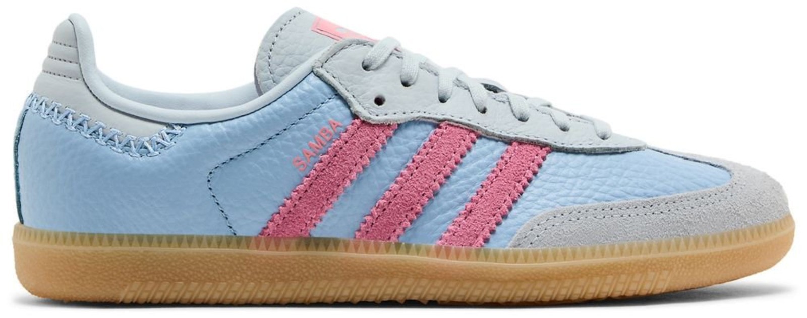 Adidas Samba OG Blue Pink GS & Womens Sports Sneaker JQ4487