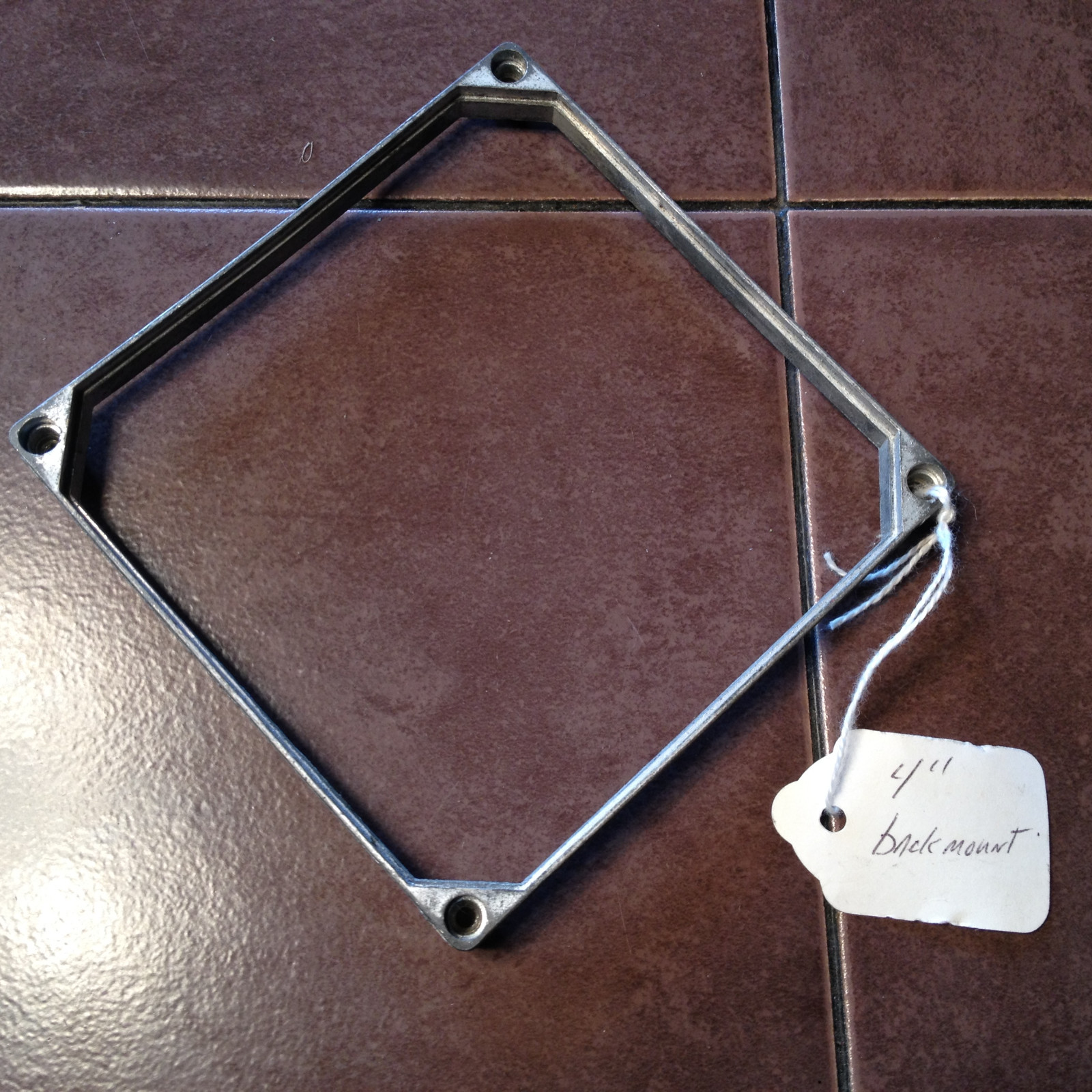 Square 4"" Instrument Backmount