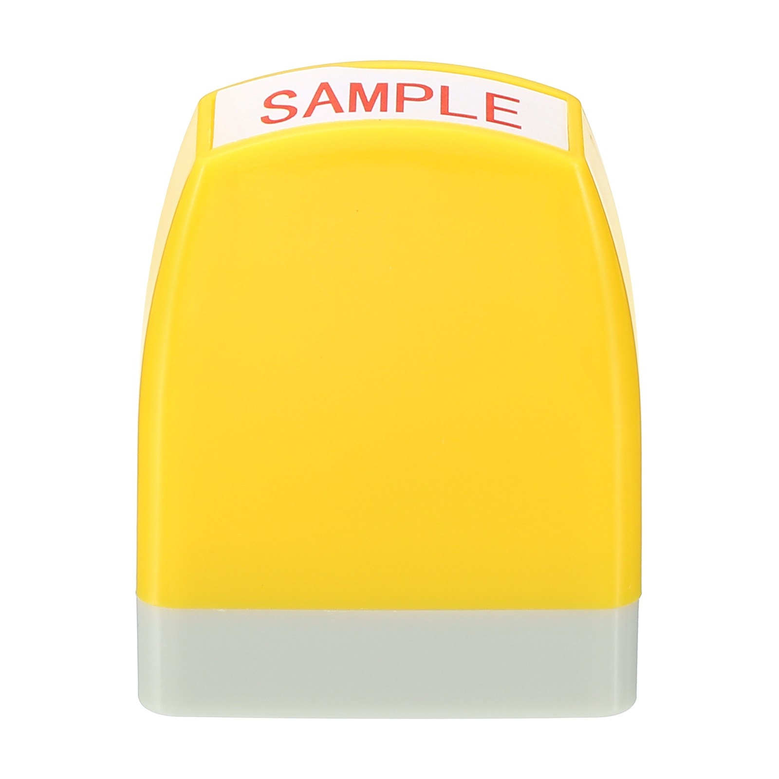 Sample Notice Stamp, Office Stamp Pre Inked Stamp, Yellow