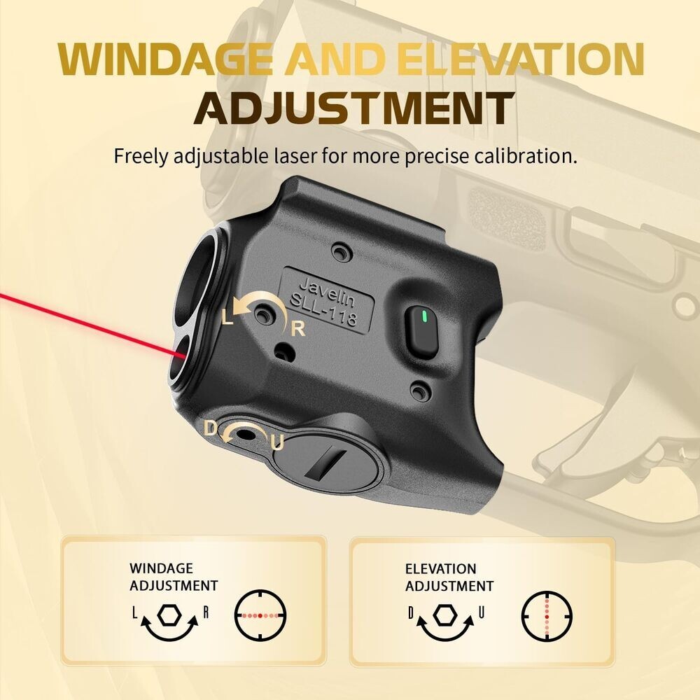 TSG Red Laser Sight-Weapon Light-Holster Combo Fits: Springfield Hellcat