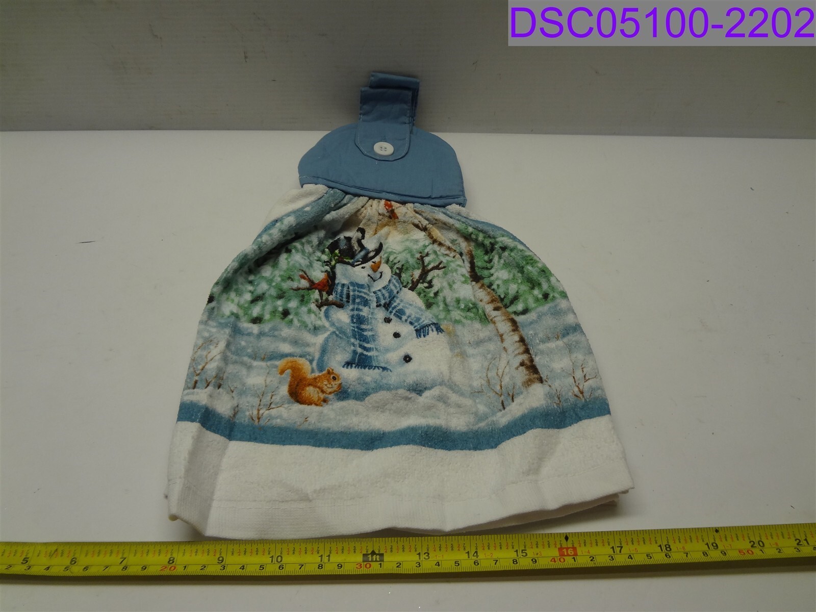2-pack Collections Etc. Winter Woodland Snowman Kitchen Appliance Towels 49378