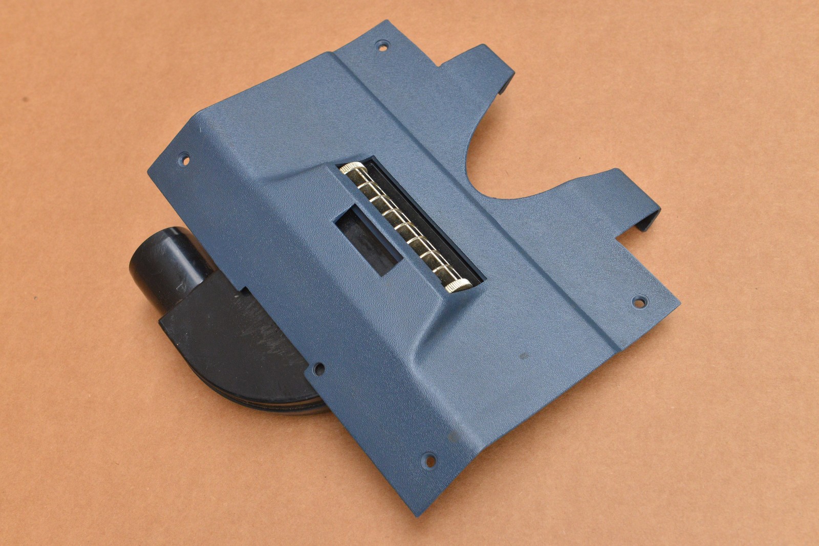 77-90 Caprice Lower Driver Side Dash Vent Trim Panel Under Steering Column Blue
