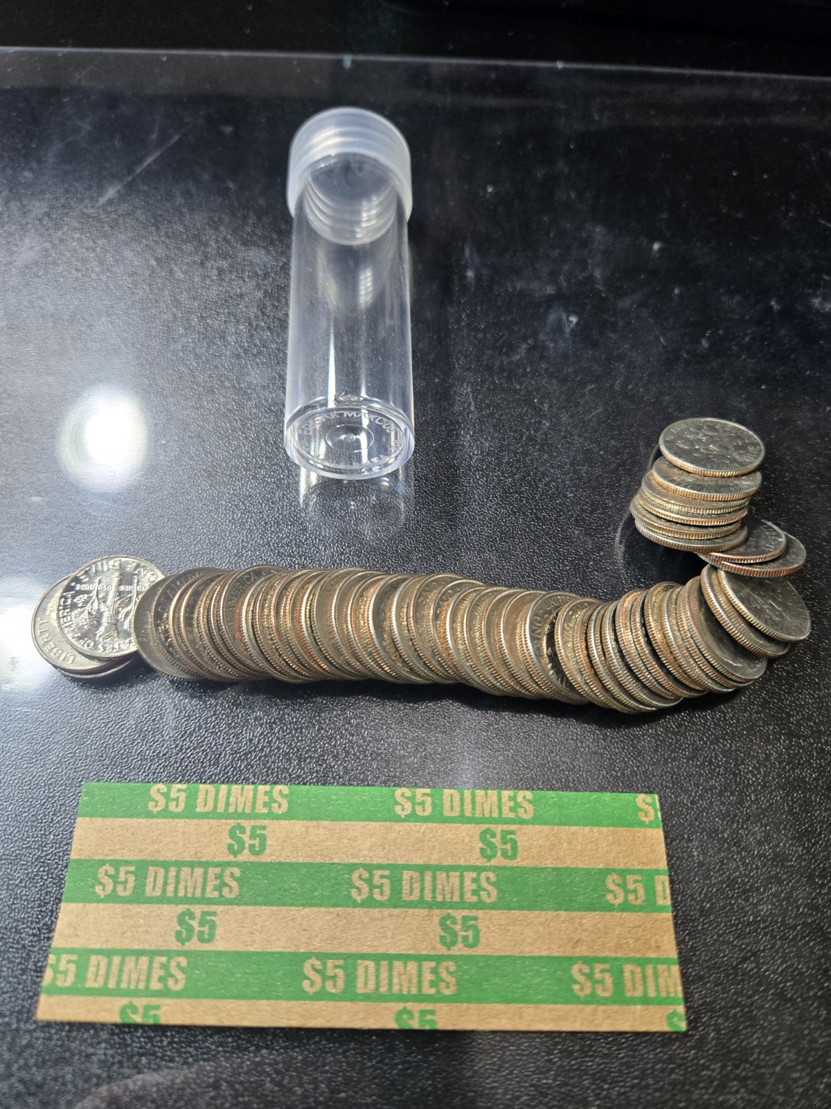 2015 D Roosevelt Dime Circulated Roll
